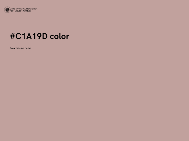 #C1A19D color image