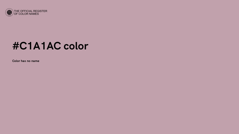 #C1A1AC color image