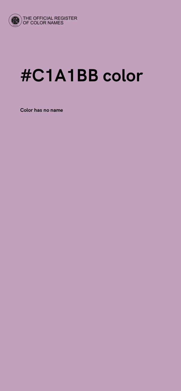 #C1A1BB color image
