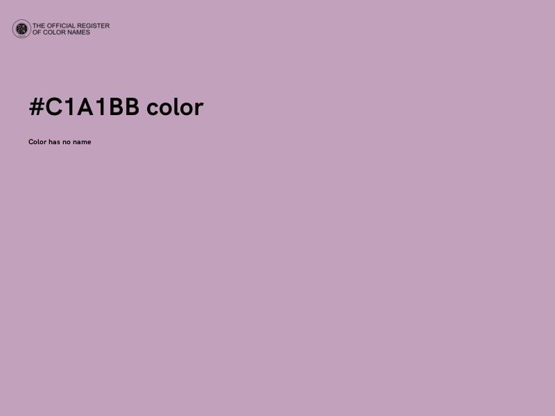#C1A1BB color image