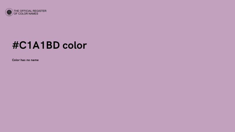 #C1A1BD color image