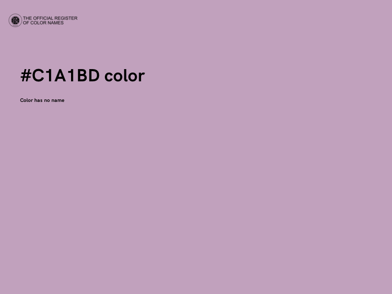 #C1A1BD color image