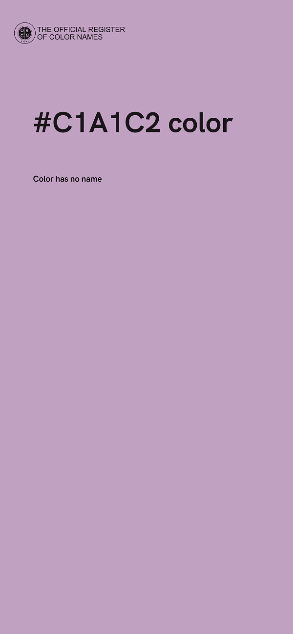 #C1A1C2 color image