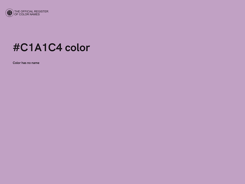 #C1A1C4 color image