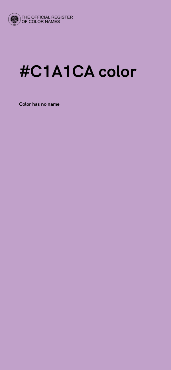 #C1A1CA color image