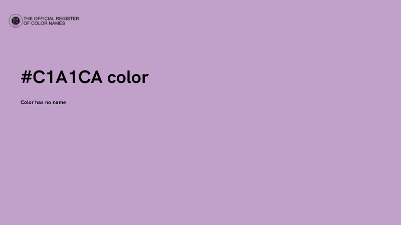 #C1A1CA color image