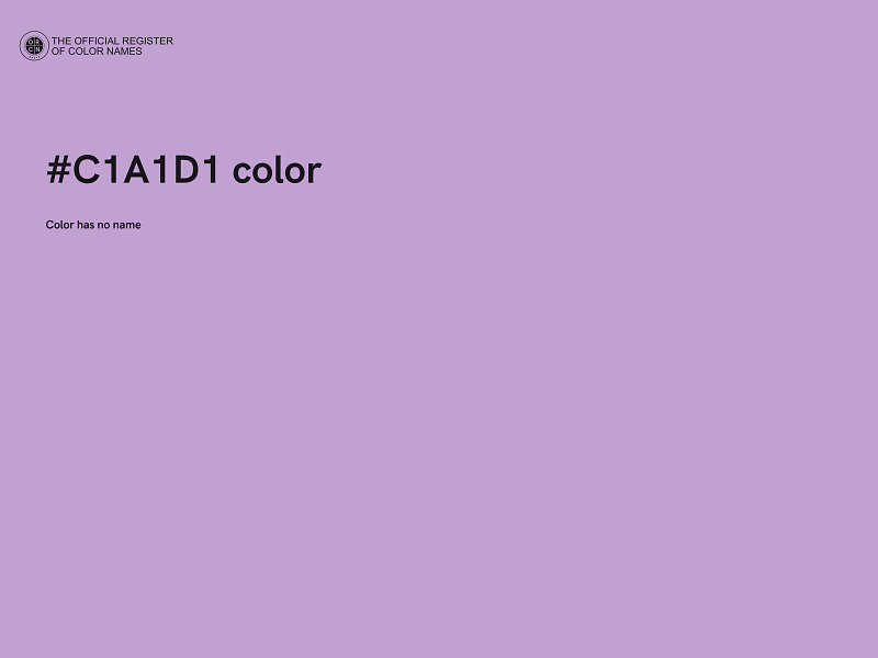 #C1A1D1 color image