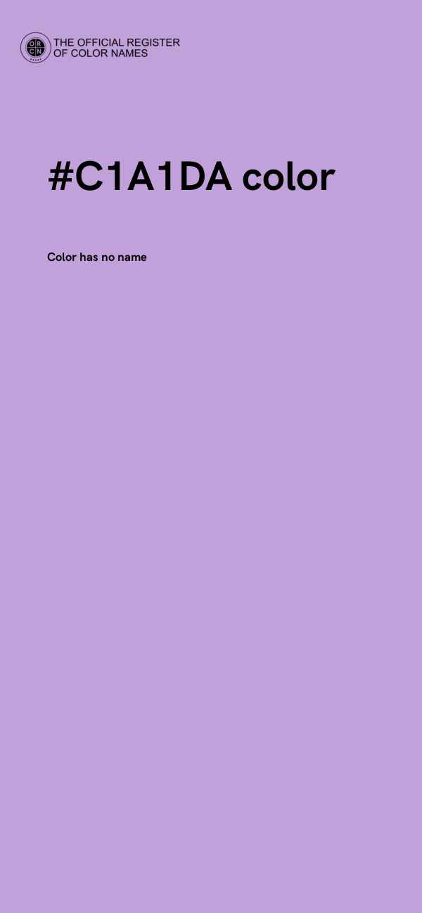 #C1A1DA color image