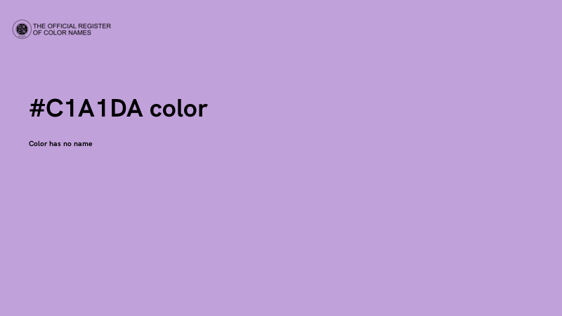 #C1A1DA color image