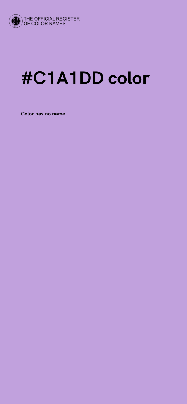 #C1A1DD color image