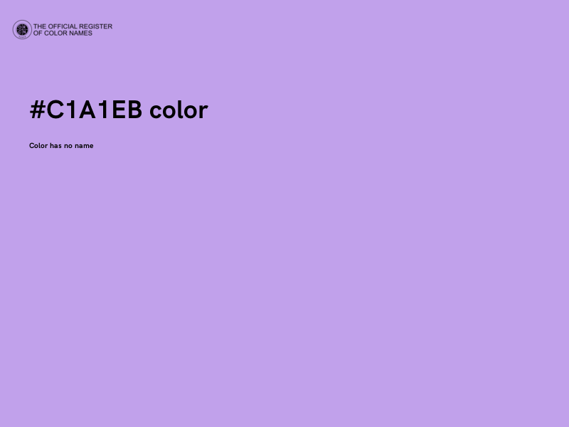 #C1A1EB color image
