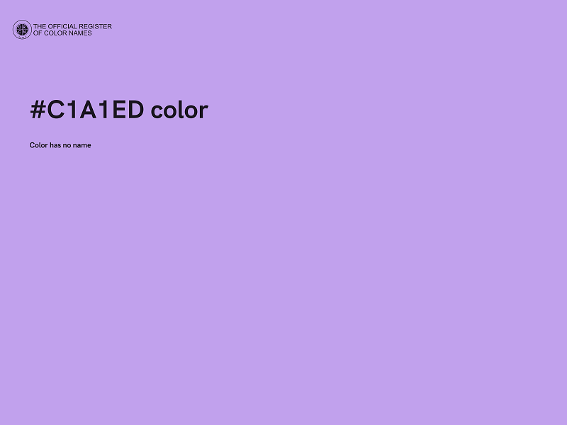 #C1A1ED color image