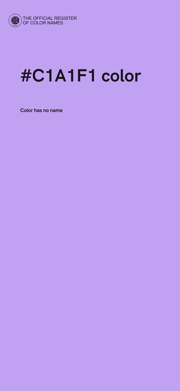 #C1A1F1 color image