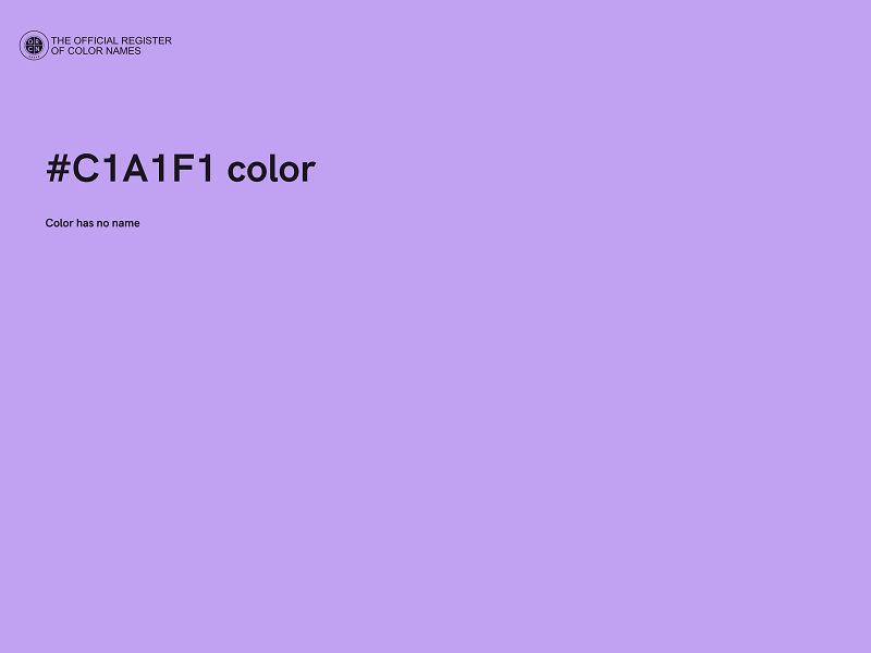 #C1A1F1 color image