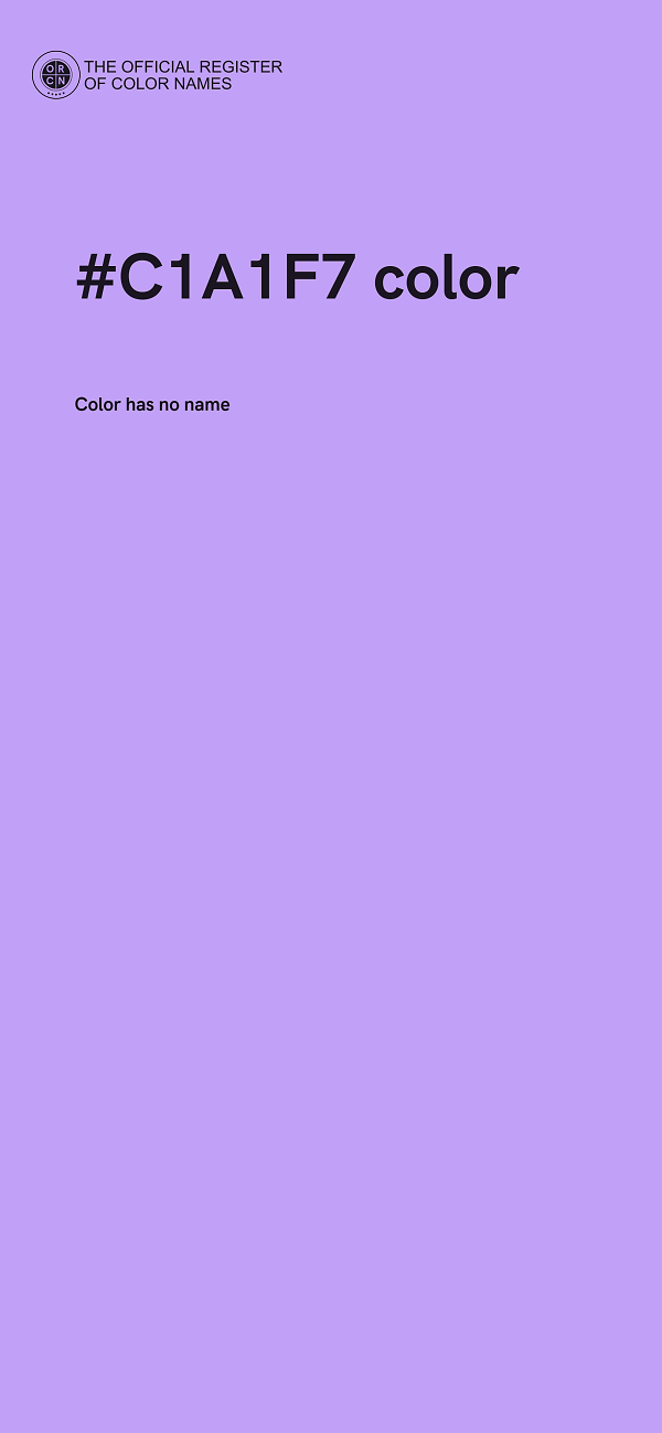 #C1A1F7 color image