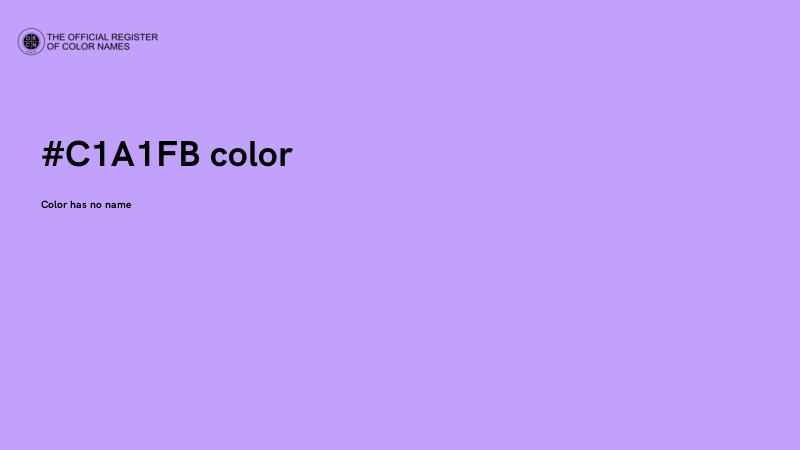 #C1A1FB color image