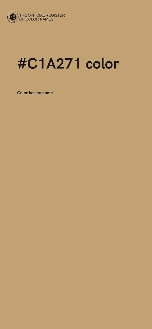 #C1A271 color image
