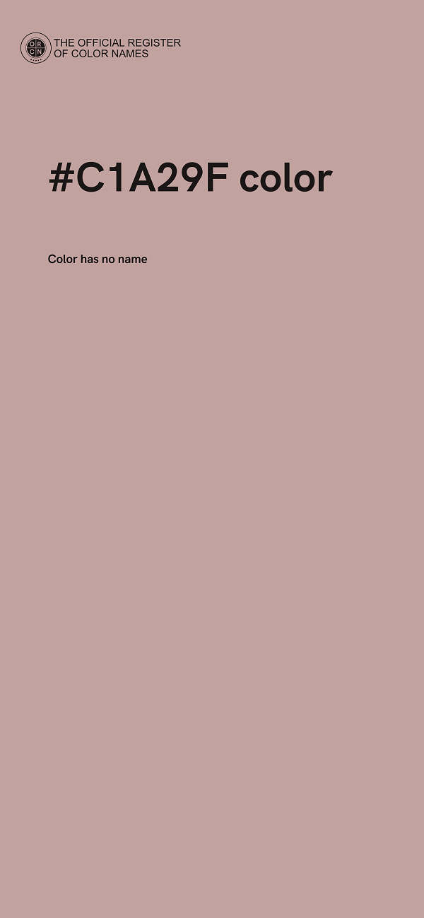 #C1A29F color image