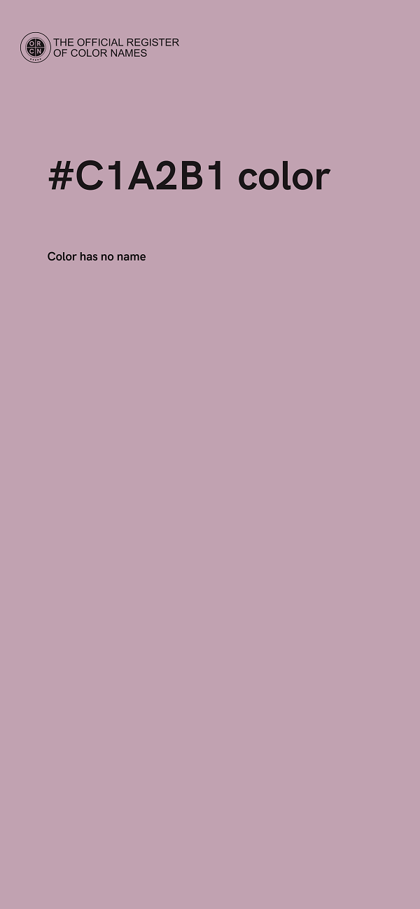 #C1A2B1 color image
