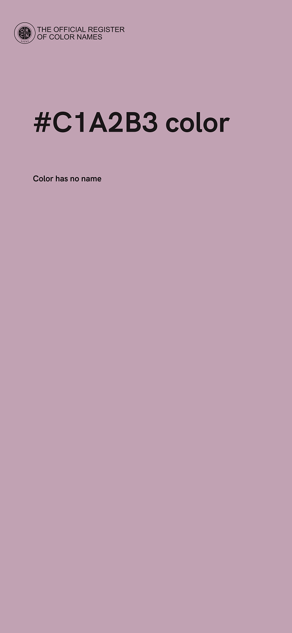 #C1A2B3 color image