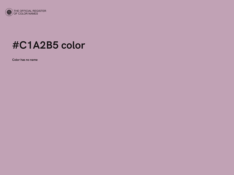 #C1A2B5 color image