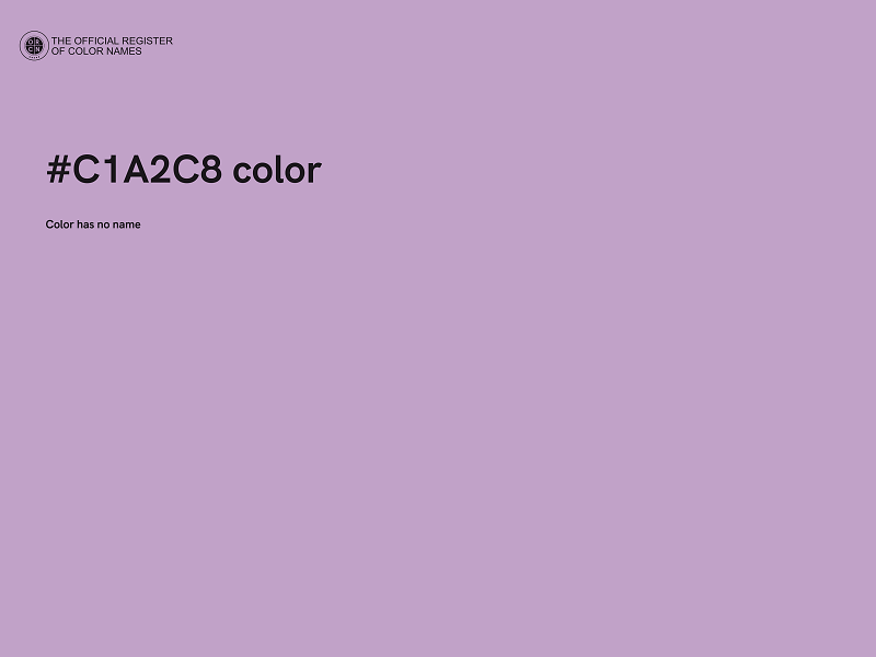 #C1A2C8 color image