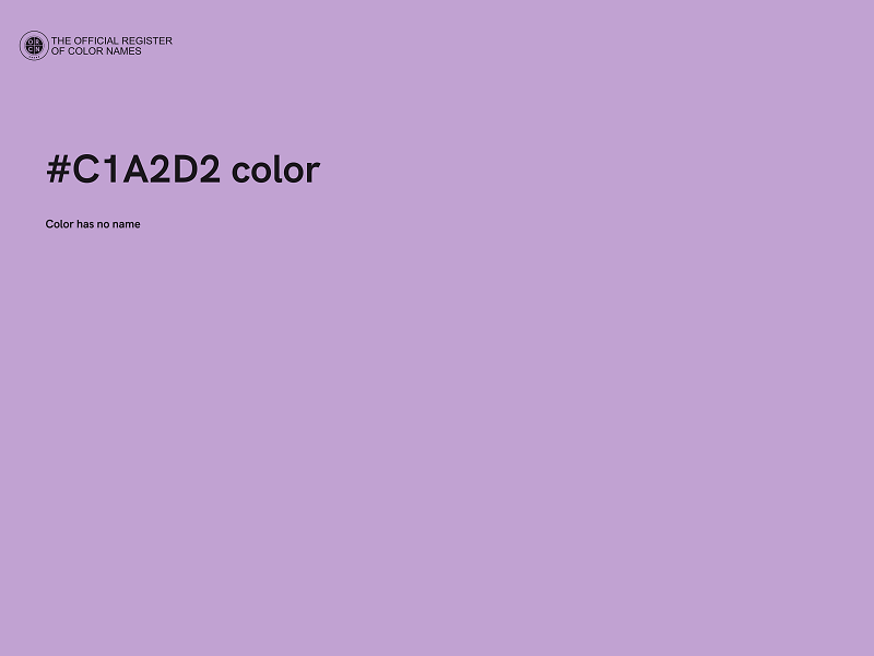 #C1A2D2 color image