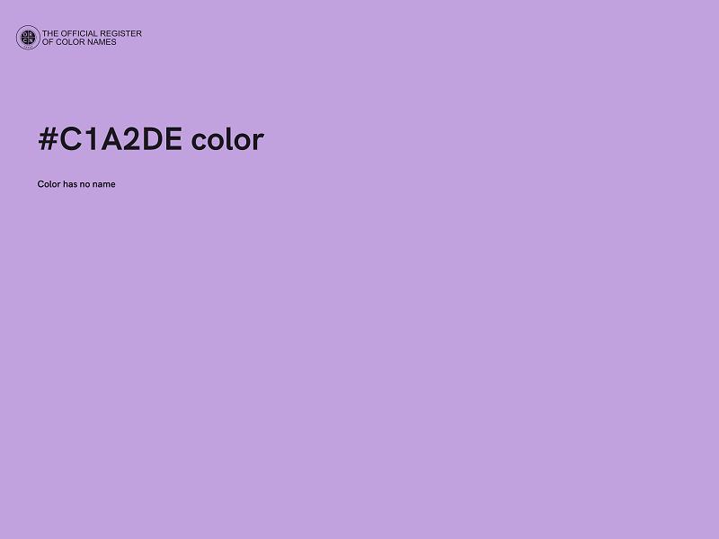 #C1A2DE color image