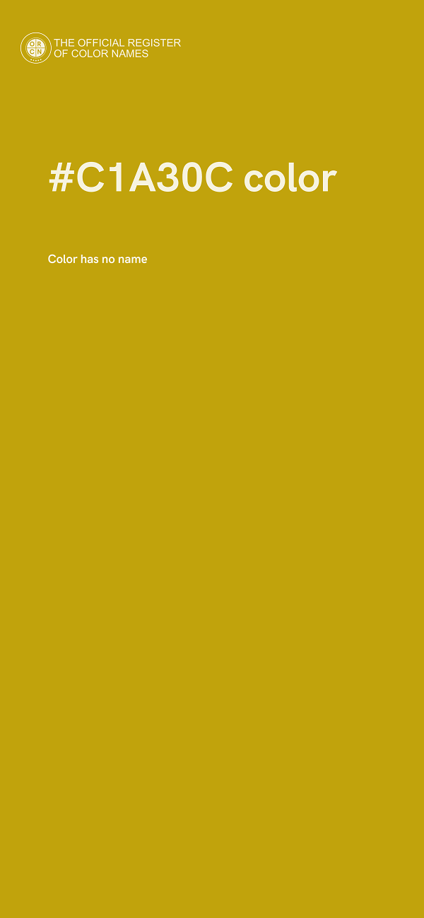 #C1A30C color image