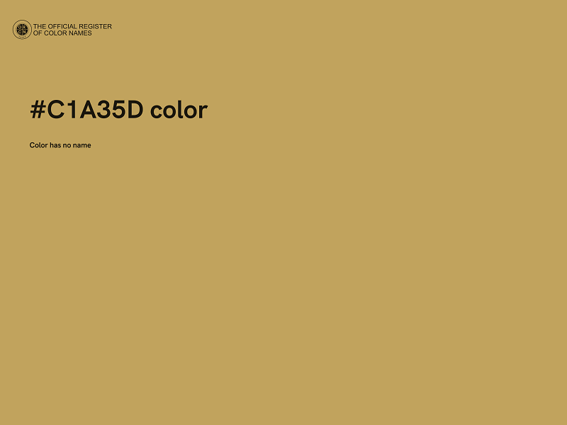 #C1A35D color image