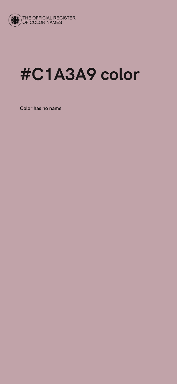 #C1A3A9 color image