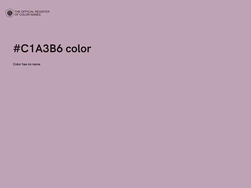 #C1A3B6 color image