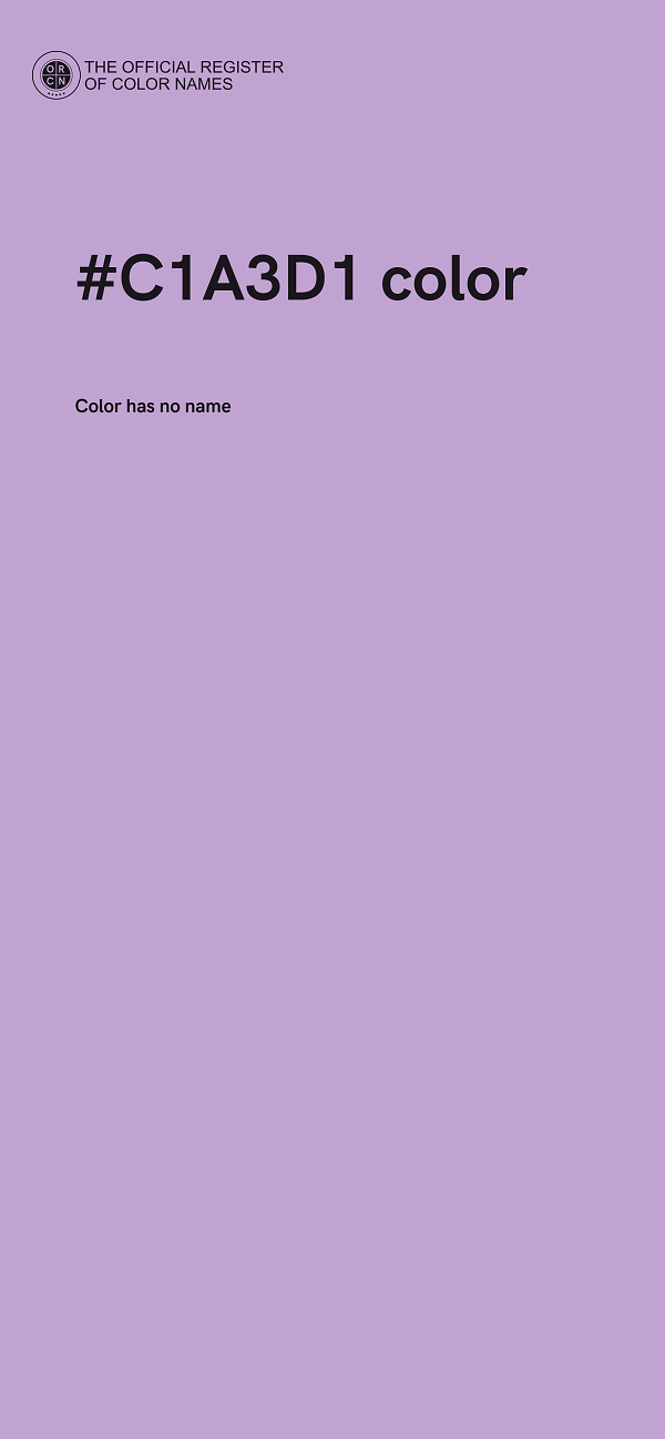 #C1A3D1 color image