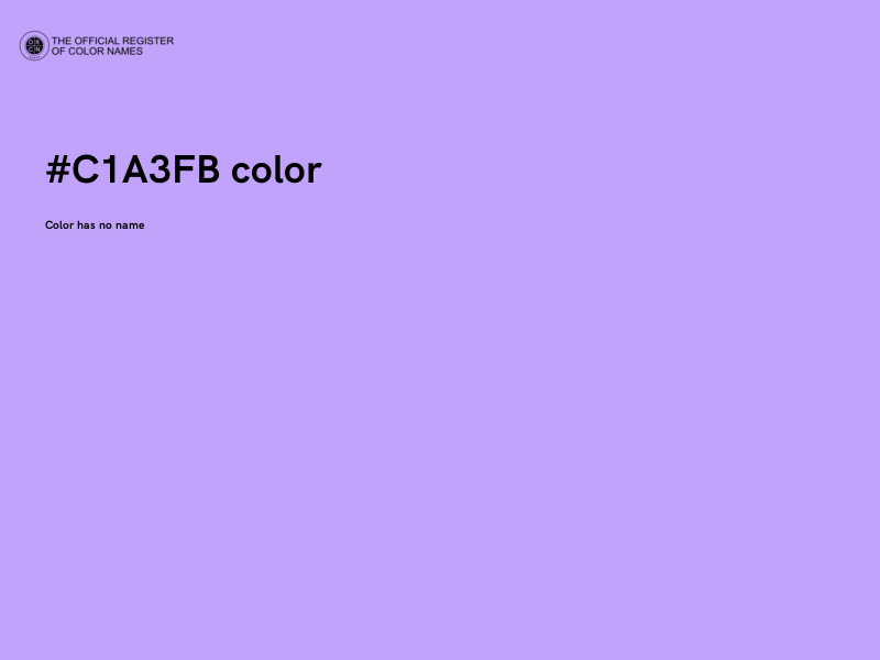 #C1A3FB color image