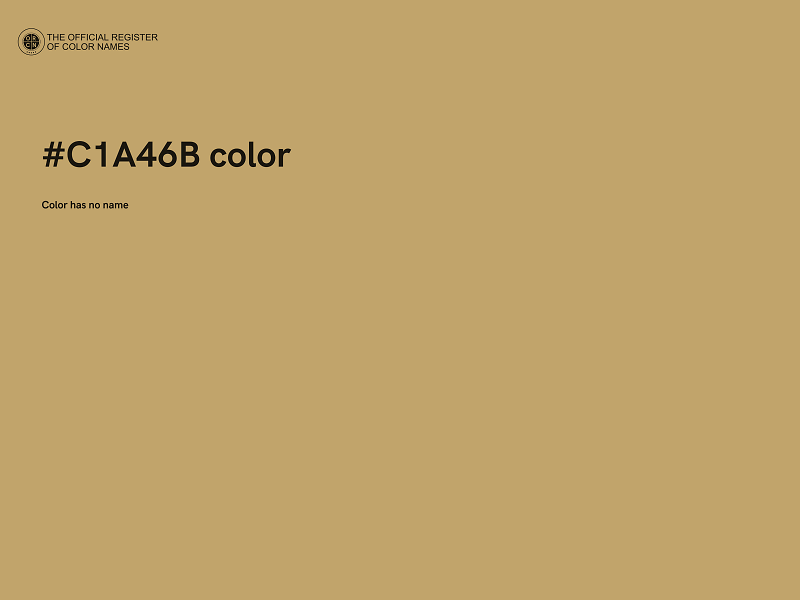 #C1A46B color image