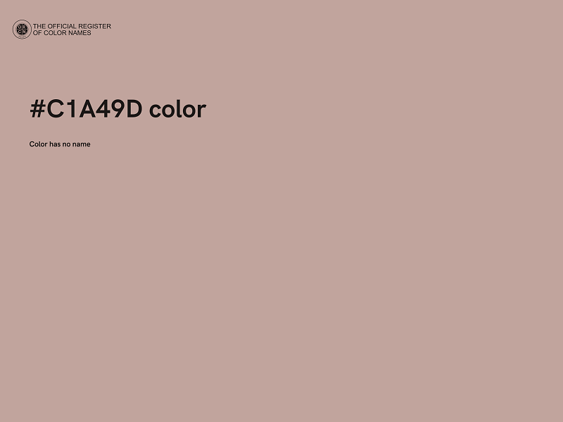 #C1A49D color image