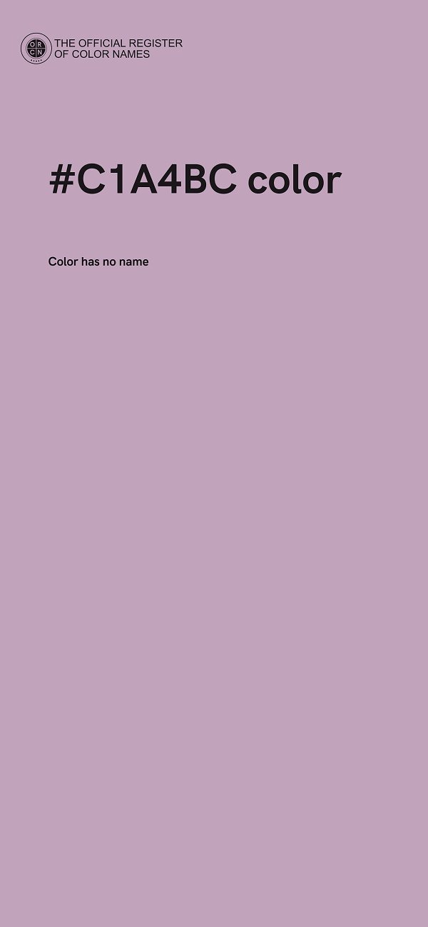 #C1A4BC color image
