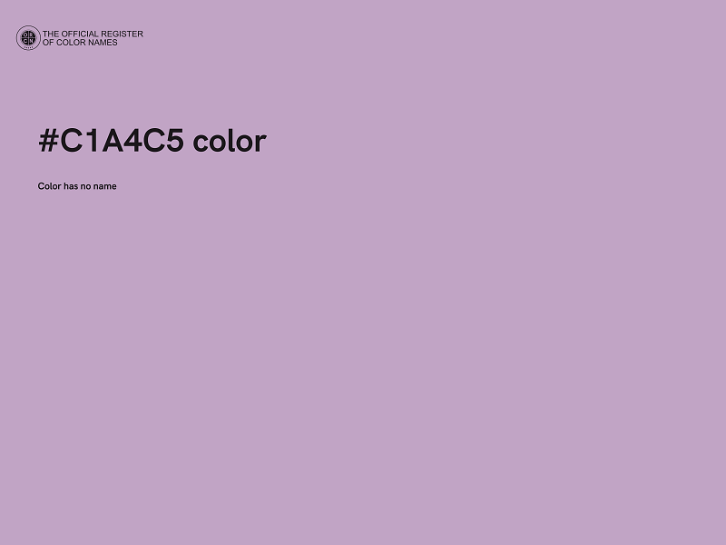 #C1A4C5 color image