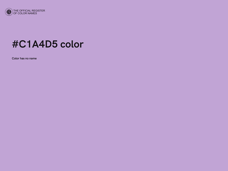 #C1A4D5 color image