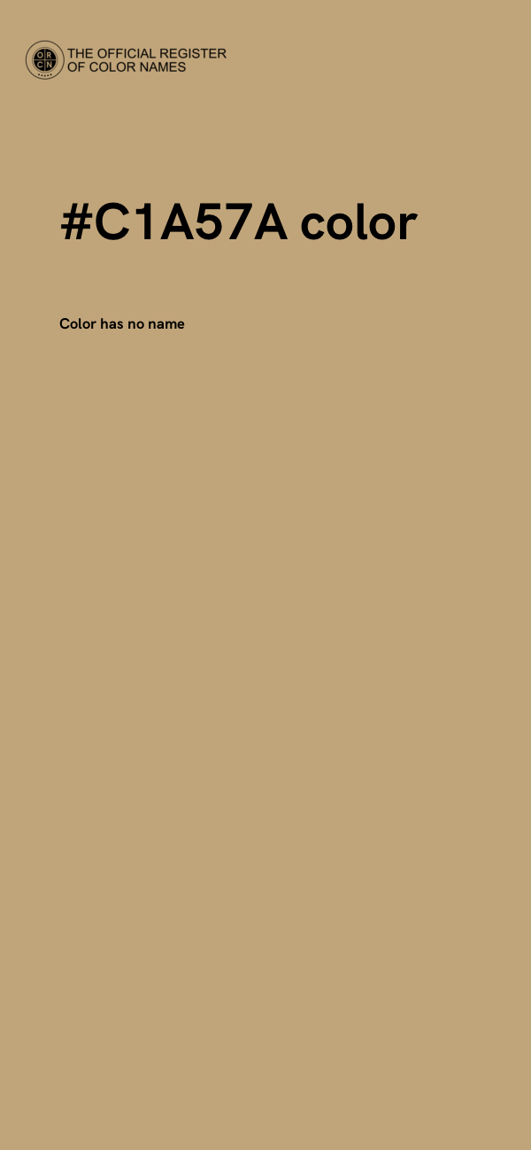 #C1A57A color image