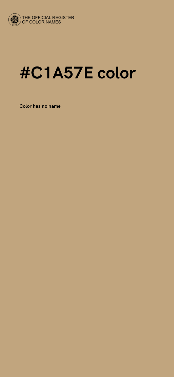 #C1A57E color image