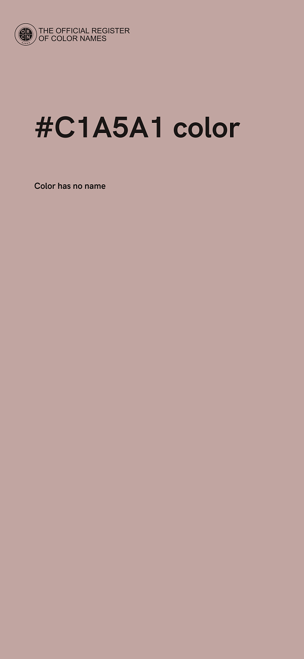 #C1A5A1 color image