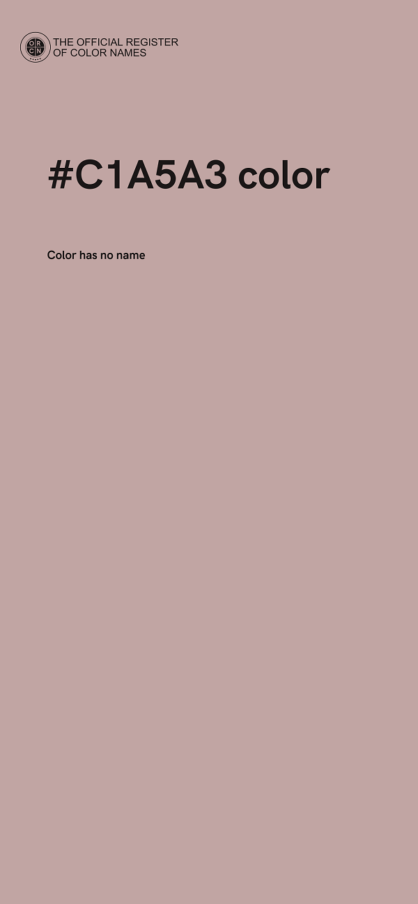 #C1A5A3 color image