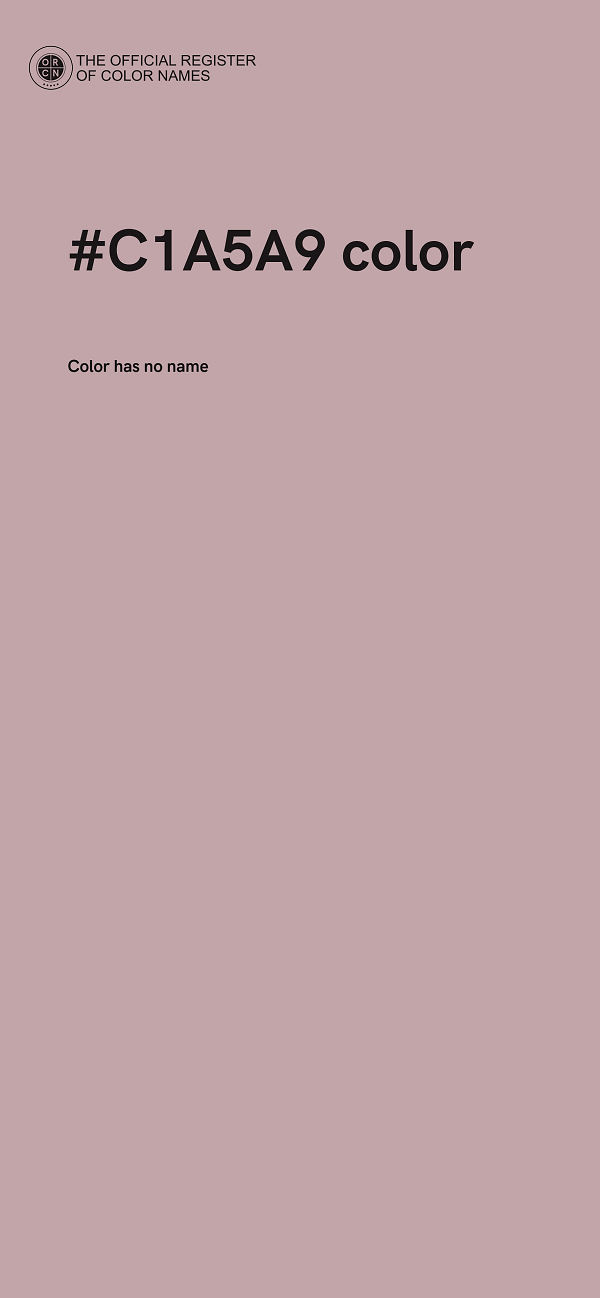 #C1A5A9 color image
