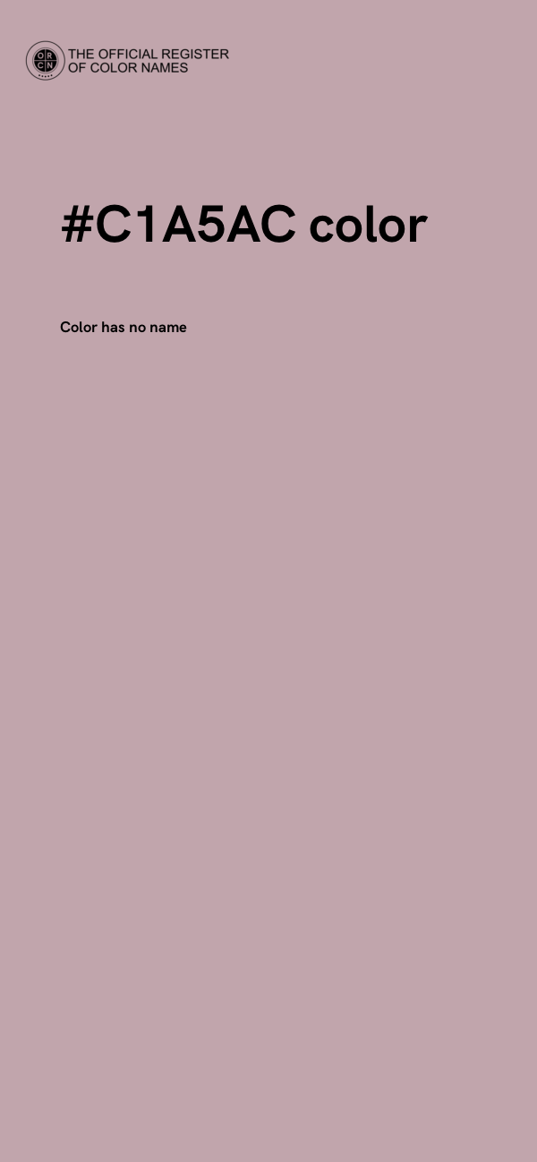 #C1A5AC color image