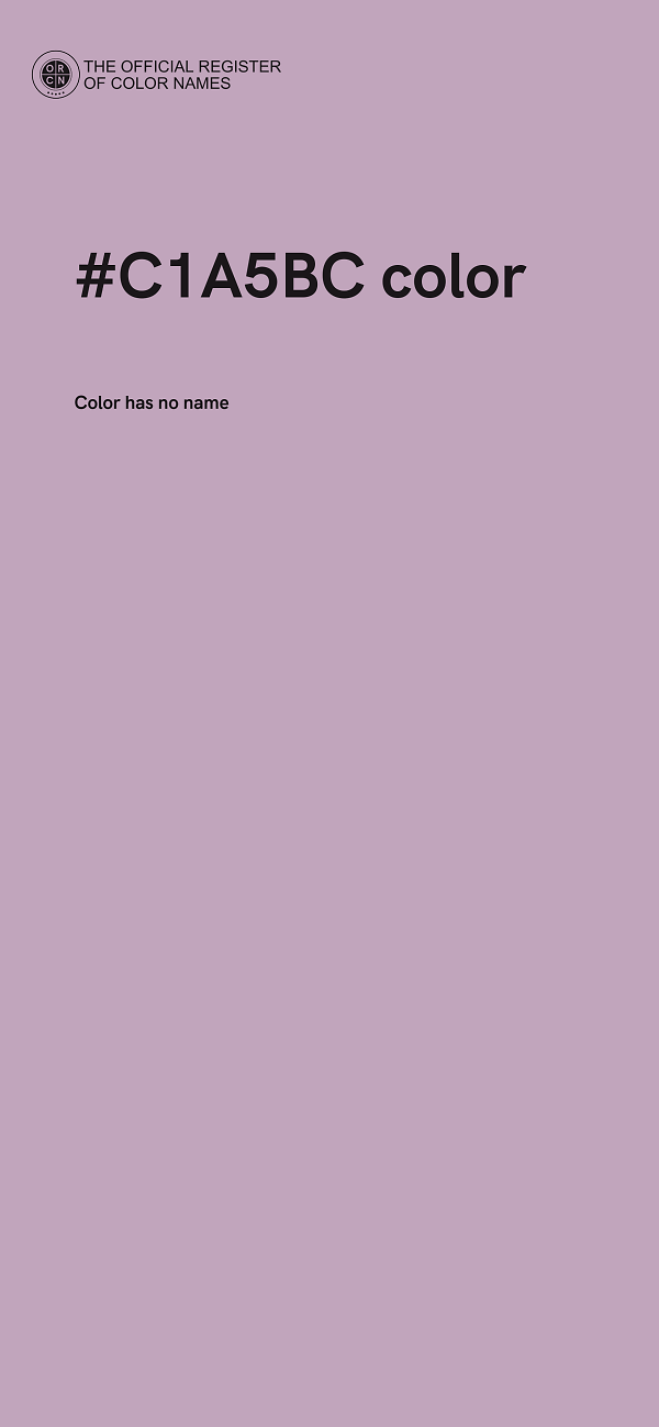 #C1A5BC color image