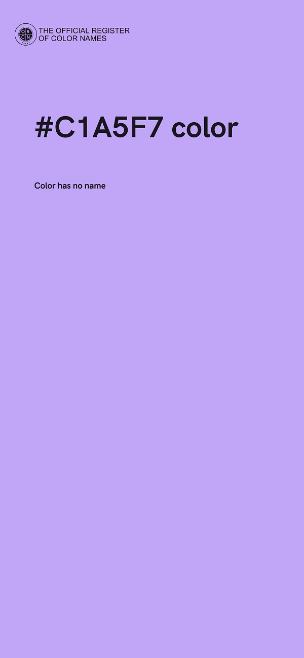 #C1A5F7 color image