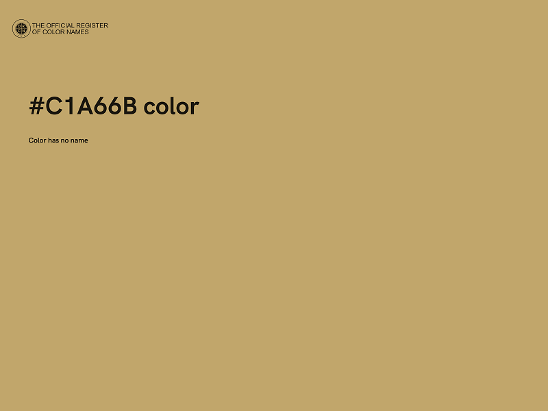 #C1A66B color image