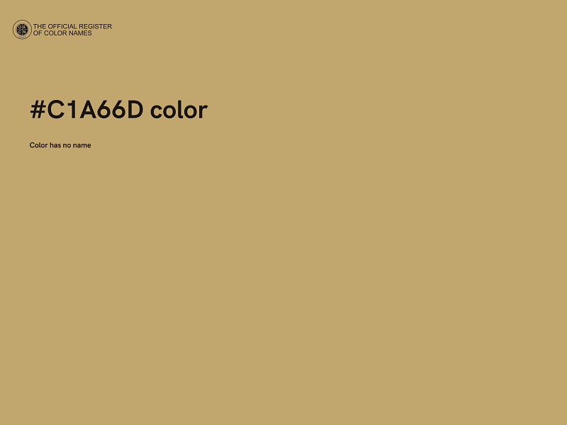 #C1A66D color image