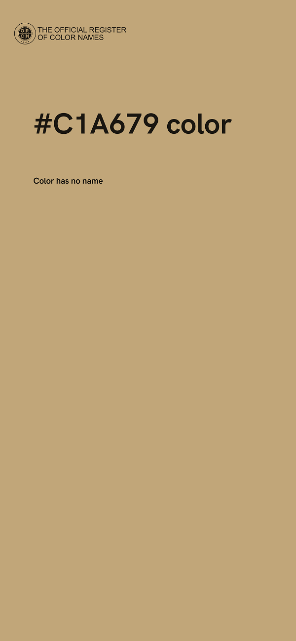 #C1A679 color image